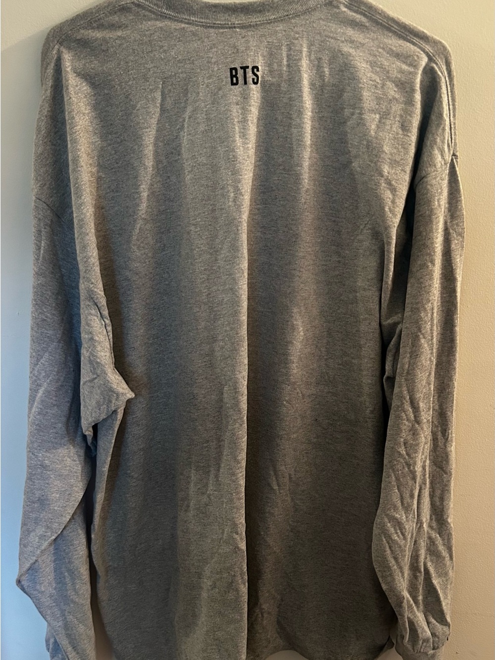 BTS Grey Long Sleeve Graphic Tee - Neutral Comfort - Picture 2 of 3